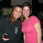 TRACY (L) AND TRISH BEHIND THE BAR AT JOHNNY MALLOY'S. TRACY IS MARRIED TO THE OWNER'S SON, AND TRISH IS ONE OF THE RUBBER CITY ROLLERS. AKRON'S FIRST ROLLER DERBY TEAM.