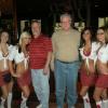 Here are SWISH (L), and DOUGIE posing with some of the servers from THE TILTED KILT in Clearwater, Florida during our annual trip. Our waitress was the blonde standing next to Swish. The Tilted Kilt is a relatively new chain that is located mainly out West, and East portions fo our country.        