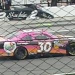 Danica Patrick's #30 car
in the DRIVE4COPD 300
race on February 22. 