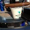 This is what you call "heaven"!
An exclusive Padron cigar,
and a Shephard's Pina Colada.
