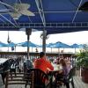 Here is the deck at Sloppy Joe's right on the Gulf.