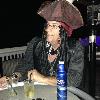 Here was a Pirate. Well some
guy dressed as a pirate, who
stopped by our table for a short time. Why?
We never asked!
