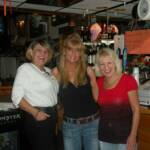 Here are (L-R) Joy, Karen, and Betty on Karen's B-Day night with the Geezers Band. Betty brought two friends with her, and Joy waited on tables, and gave Karen all of her tips as a B-Day gift. What a gal. 