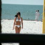 I took this from our table on the patio. I think she saw me! OMG!
