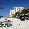 A shot down this beautiful
beach in Clearwater, FL!