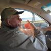 Our Uber driver (Fergie) pointing out some of the sights around the casueway.