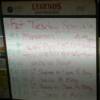 Here is the message board lisitng all of the Specials for FAT TUESDAY at LEGENDS! 