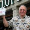 And here is STEVE conducting the raffle for Cleveland Inidans game tickets in the Diamond Section at Progressive Field. None of the Geezers won, but the way the Inidians have been playing lately we really weren't upset about it!