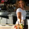 SHAUNA delivering my drink in her dramatic style. She is a very accomplished artist!