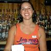 This is, KRISTEN, who was our bartender at the bar out on the deck. My niece KRISTEN is also a Bartender/Actress in 
L. A., California. 