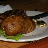 This is the Wednesday night Special that BILLY BOB ordered. It is a sirloin steak with a baked potato and salad. 
Billy Bob said that it was very good. Only $8.99. We don't know how much it will be next week!