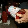 What is this about? This is SPIKE pouring tomato juice into his beer. Doing what, you say? Beer in tomato juice has been around for many years and originated in Dallas, Texas. It is called RED EYE. Spike drinks it this way to avoid headaches! Whatever works!