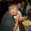 Here we have JIMBO 
sampling one french fry.
This was suppsoed to
be the only pic I took
of him with his meal.