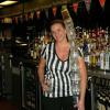 Here is JAMIE, another one of
the fine bartenders at the Firehouse doing a balancing 
act with a lot of beer glasses.
