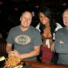 Here is the DRUSMTIR (On the right) with his son GARY with our TILTED KILT GIRL for the evening AMANDA K. 