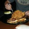 This is waht GARY ordered for dinner, and later on DRUMSTIR. It is called the FAT BASTARD MEATLOAF SANDWICH. 