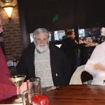 We had some visitors on this night. In this pic L-R are S. B., the Candyman (Vergil), and Mary Ann Gipson 
Verg and Mary Ann spend the winters in Clinton, Ohio, and Spring & Summer on Catawba Island.