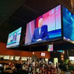 These are the TV's at the 
part  of the bar that we sat at.  It is to the right of where you walk in and towards the patio.