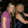 Here is TRICIA on the right 
with her helper for the 
evening behind the bar. 