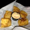 And here is the most 
questionable item on the
appetizer list. They are
called "Reuben Rolls"!
R. B. orders them, but he 
never eats them. He offers
them to all the Geezers who
are there who don't like 
them!