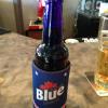 And here is one of those
infamous bottles of Labatt's
Blue Light beer.