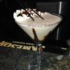 It was $3 Martini Nite
at JJ's! this is a Chocolate
Martini. They are mavelous! 