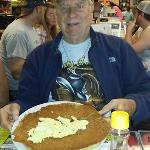 Here is The Jerry, of Jerry's
Corner, at Tami's Country Kitchen in Dade City, Florida
just having ONE Pancake for
breakfast.  