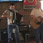 More of the band. This accordian does not have that
hunkie sound. It is all IRISH!