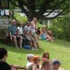 If you look real close you 
just might see S. B. (Dougie)
sitting with some friends. 
He knows a member of the band. I also thought that 
RITCH UNDERWOOD would
be there, but he no longer
plays with them! 