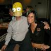 This is R. B. wearing the 
Homer Simpson mask that
I got him back in 2010.
He is wearing it at The
Brickhouse during their
Grand Opening year. 

