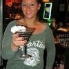 And here is that Michigan 
State fan, STORMY, holding
another type of Martini. Not 
sure which flavor.

Picture taken by BUDDMANN