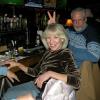 This is S. B. with BETTY, another friend of ours and a friend of KRISKO'S.
S. B. is reverting back to 
his H. S. days in this pic
