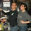 Here we have two of our 
bartenders for the nite 
KATE on the Left and 
MANDY.
They take good care of us
if we bring Cookies! 