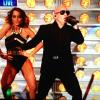 Back to Dick Clark's Rockin
Eve. This is  Pitbull with his 
dancers.  