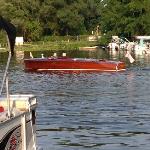 This is an interesting boat. We
all thought it was an original
Chris Craft. But we really weren't sure. 
Anyone have an idea?