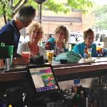 OK, in this picture, GAYLE has 
moved, and BILLY BOB has
appeared. 
That is HE on the Left. Some of 
the Geezers first met GAYLE's 
friends out at Dietz's on July
20. It was then that they were
informed of The Geezers Club and website. It was then that they decided to attend the next function. 