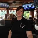 And here is the other bartender at the Patio Bar,
BECCA. We are familiar with
her even as far back as last
year she was working this bar.  