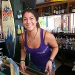 This is one of the bartenders
at Crabby's, AMANDA.  
