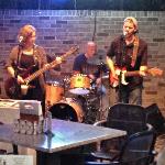 Here is the BRITANNY REILLY
BAND. They were playing out
on the deck last Wednesday
nite 9/3.   