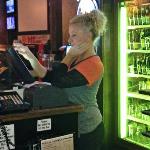 Here is our bartender on 
Wednesday nites at Legends 
TRICIA, who was the #1 Bartender in the Beacon Journal Best contest.