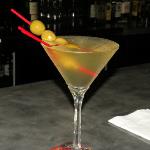 This is S. B.'s Dirty Martini
made for him by Kristi, one of
our fave bartenders.