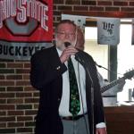 This is Michael Callahan, one of the Callhan Clan, sitting in singing a number. He is an Akron lawyer and a former 
Judge and Prosecutor who was invlolved with a few high 
profile cases in the Akron area. He did a great job singing.