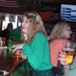 This is one of the St. Patty's Day party goers at KOB's
who was sitting next to R. B.
I didn't get her name. 