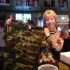 And here is ANNELIESE
showing off the Yuengling
T-Shirt that she won in
the WONE drawing. 