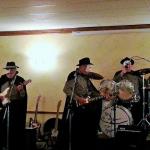 The Phantom Band performing. 
L-R are Joe Buz, Hank, and Big Daddy on drums.
It was a great night.