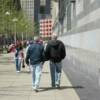 (l-r) From behind, Swish amd Mr. Lobber leading the way to the part of town that R. B. told us about.