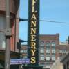 Sign in front of Flannery's. You will see it look a little smaller in the next few pics. 