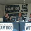 Mike Trivisonno taking center stage in the WTAM tent.