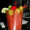 And heres is that enticing BLOODY MARY created by THERESA. This picture should be in an art gallery!
