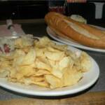 The T-O Big Dog on the left, and the Rost Beef Dip on the right! Now is this fair?